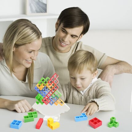 Tower Stacking Game for children and Adults Educational Balance Game