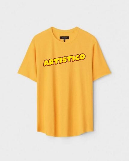 Unisex Designer Premium Quality Printed T-Shirt For Boys And Girls :: Cloth type : Cotton - Colour :: Yellow