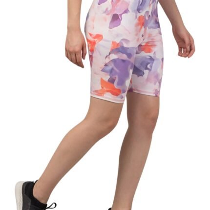 Latest Solid High Quality  Sports Printed Trunk/ /Printed Yoga/Gym Shorts/Cycling Shorts For Women's & Girls